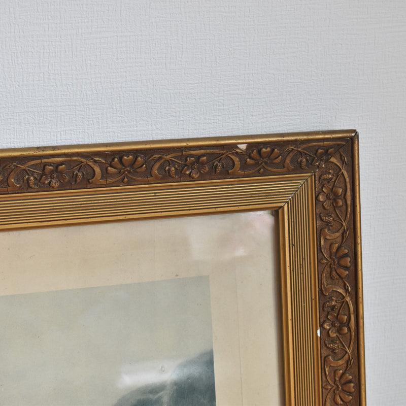 Antique Frame with Picture - Une belle Matinée