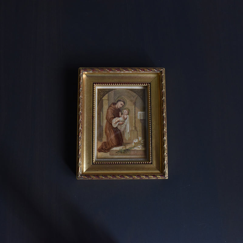 Vintage frame Christ