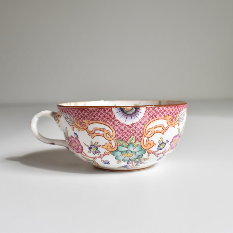 Antique Teacup & Saucer Sarreguemines Minton 216 B