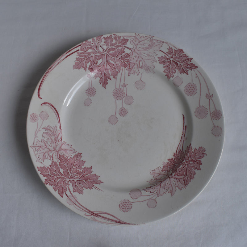Antique Plate K&G Luneville Platane Y