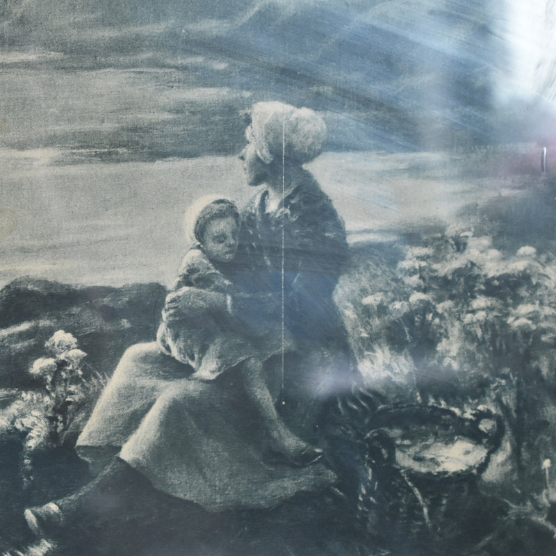 Antique Frame with Picture - Une belle Matinée