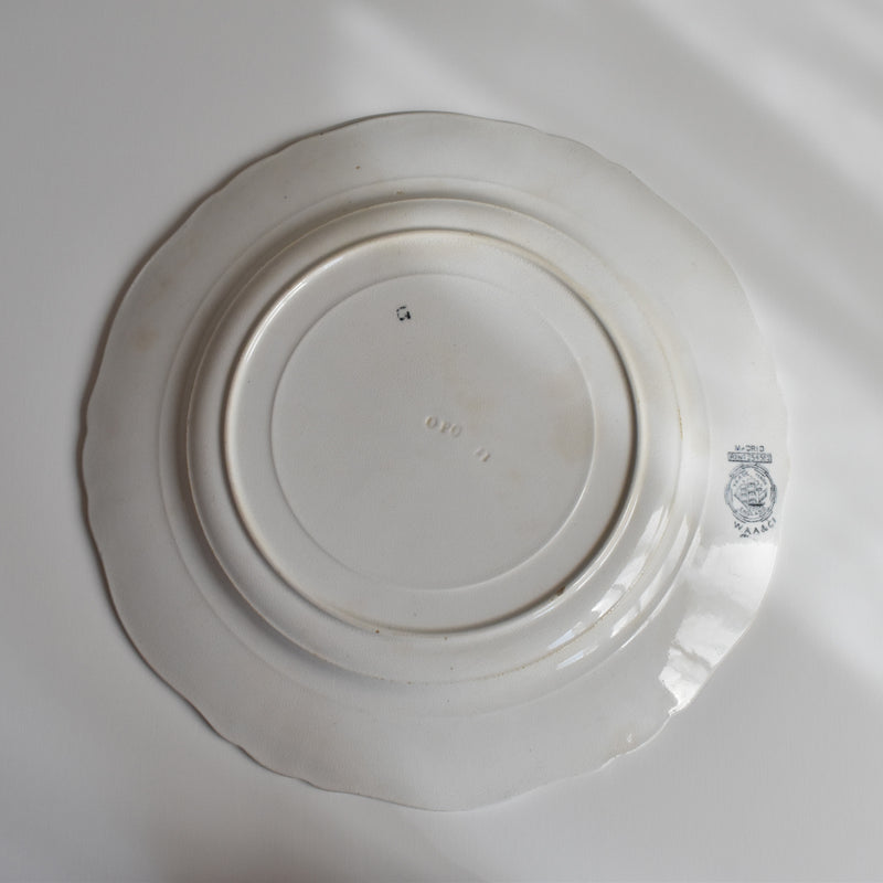 Antique Plate W.A.A.&Cie Madrid B