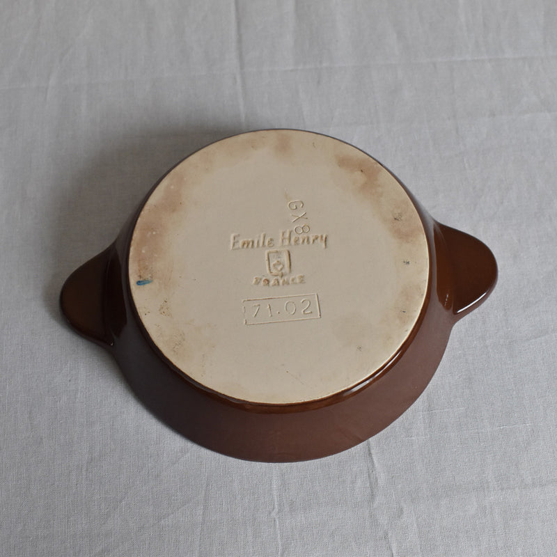 Vintage Gratin Dish, Emile Henry Stoneware