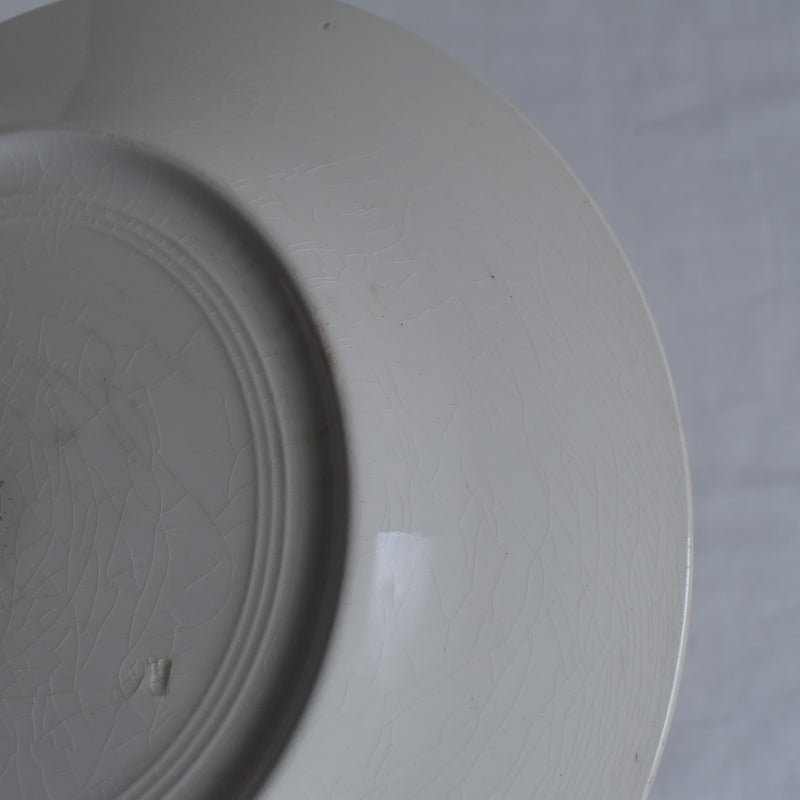 Antique Plate K&G Luneville Platane Y