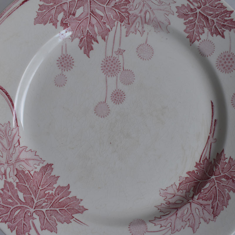 Antique Plate K&G Luneville Platane Y