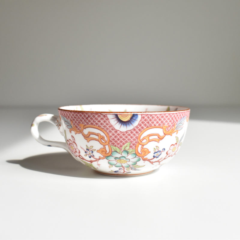 Antique teacup and saucer, Sarreguemines Minton 216 A
