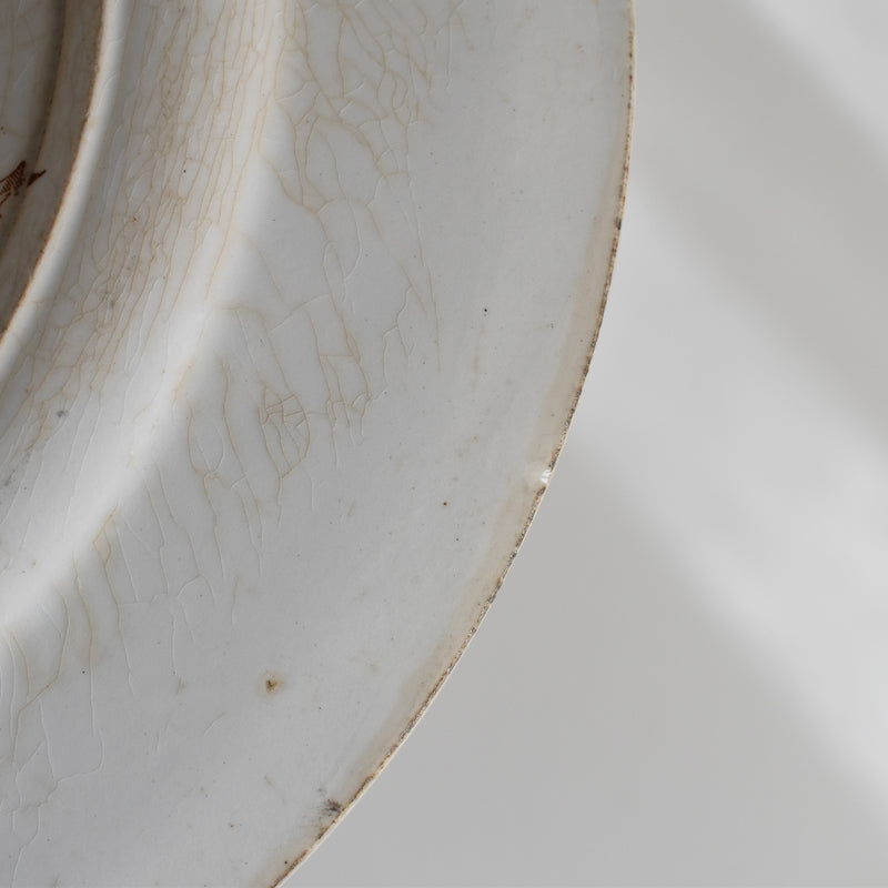 Vintage Large Plate Gien Fauvette