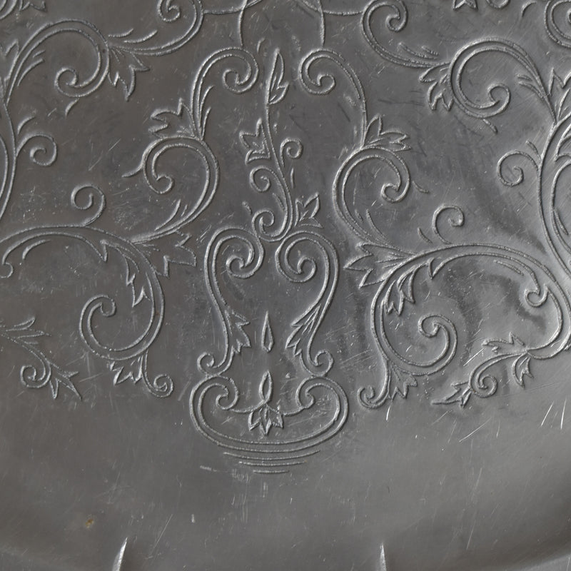 ヴィンテージ ピューター プレート Finstain