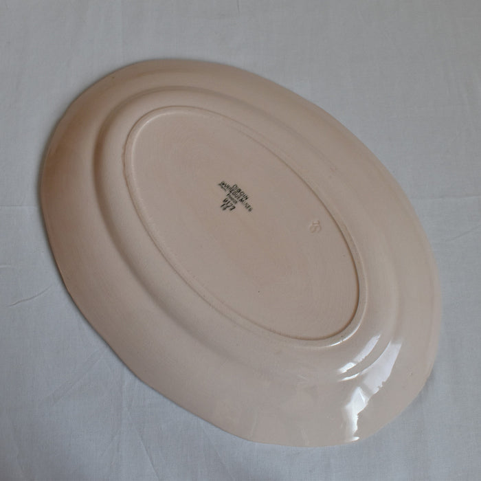 ヴィンテージ オーヴァル 大皿 ディゴワン＆サルグミンヌ　ピンク