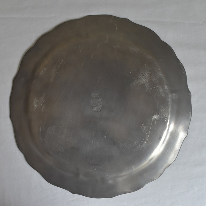 ヴィンテージ ピューター プレート Finstain