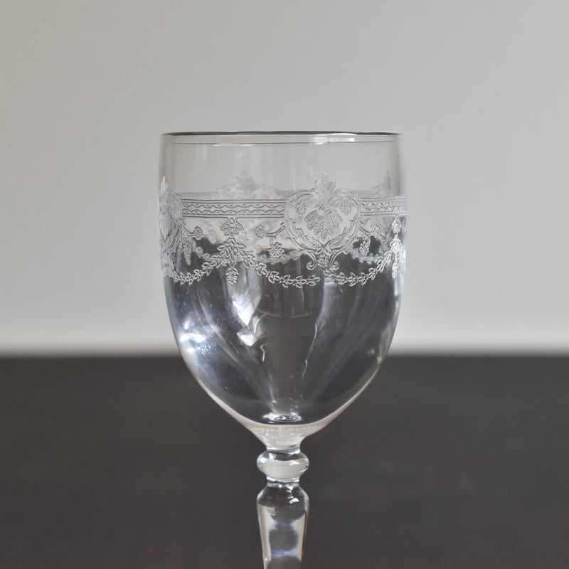Vintage Crystal Liqueur Glass Dampierre