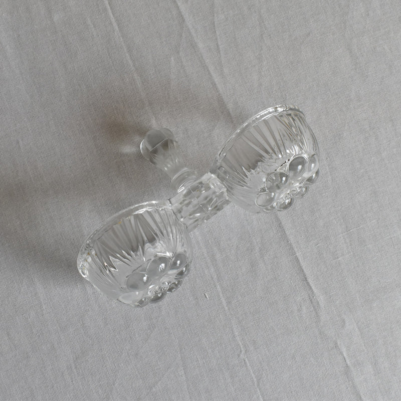 アンティーク　クリスタル　ソルト＆ペッパー PORTIEUX