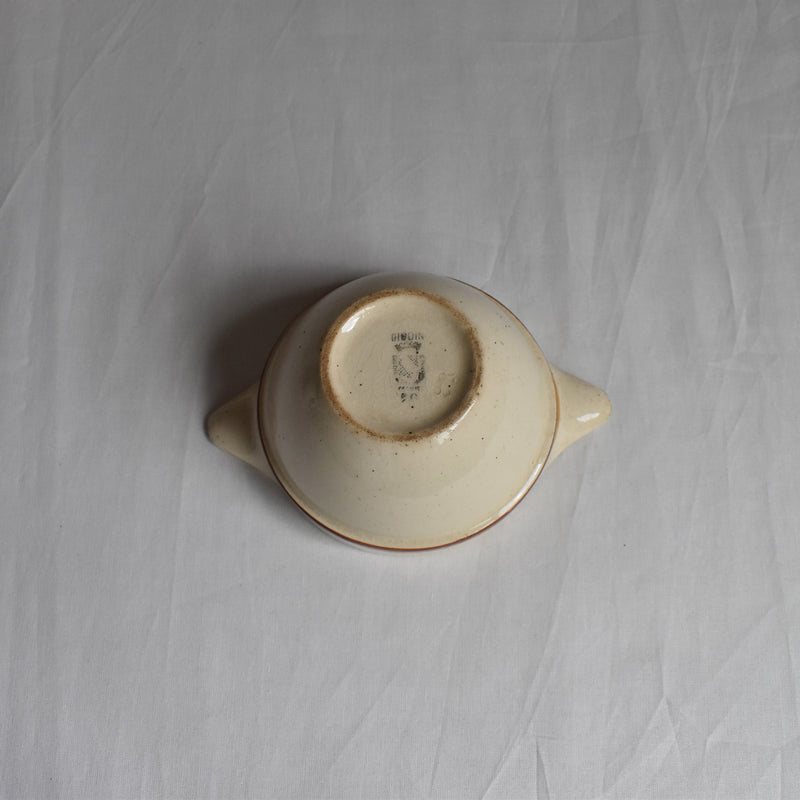 Vintage Bowl, Digoin & Sarreguemines, oreille A (on display at Osaka store)