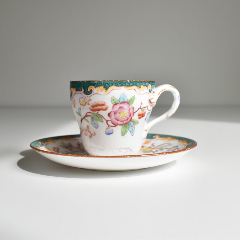 Antique Coffee Cup & Saucer Salagoumines Minton 248 A