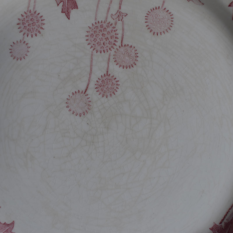 Antique Plate K&G Lunéville Platane Z