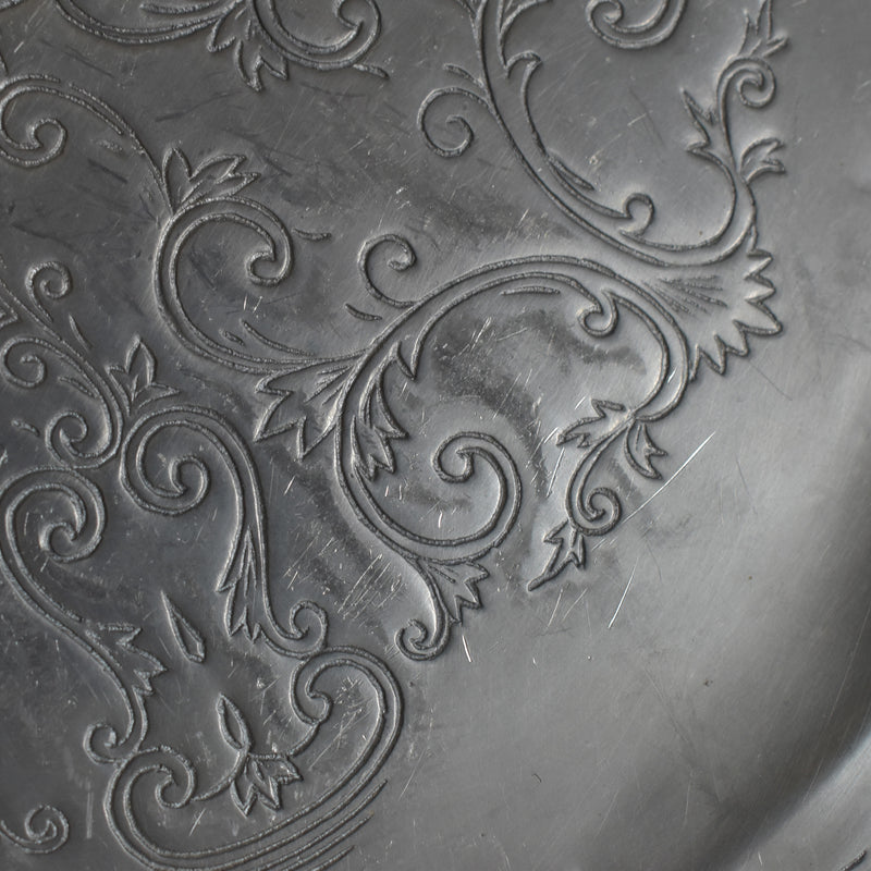 ヴィンテージ ピューター プレート Finstain