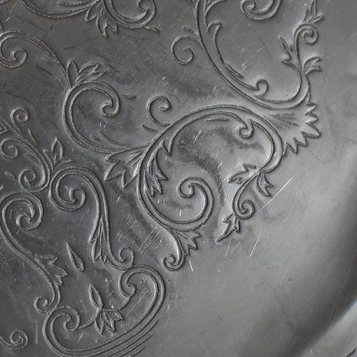 ヴィンテージ ピューター プレート Finstain