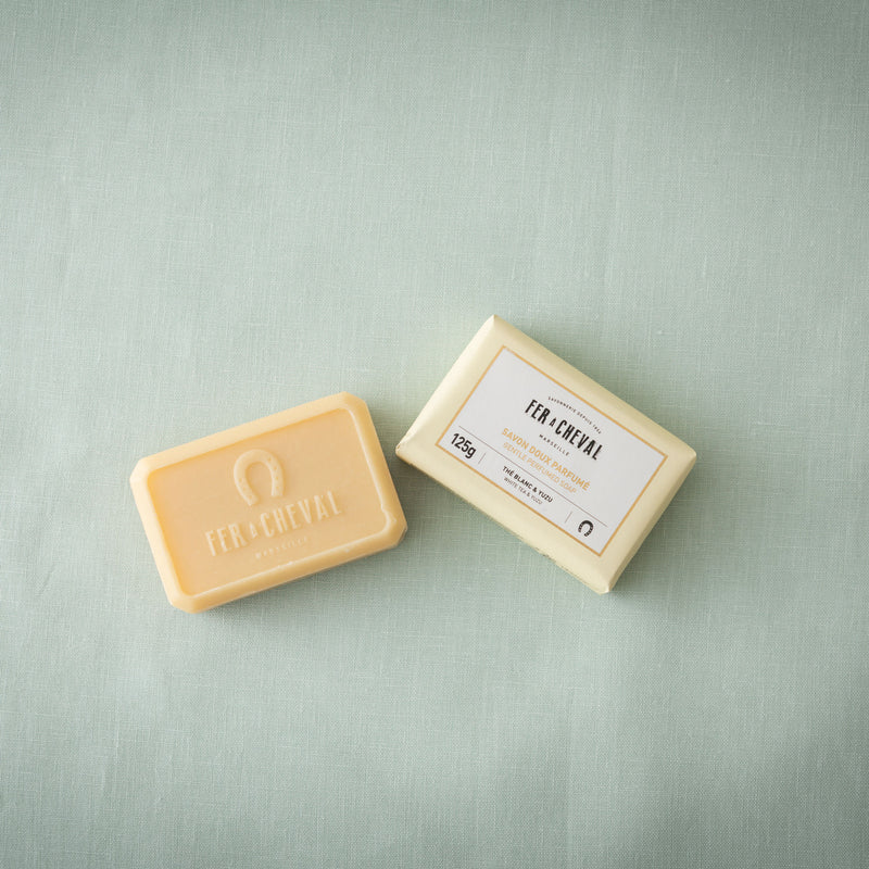 フレグランスマルセイユソープ　ホワイトティー＆ユズ