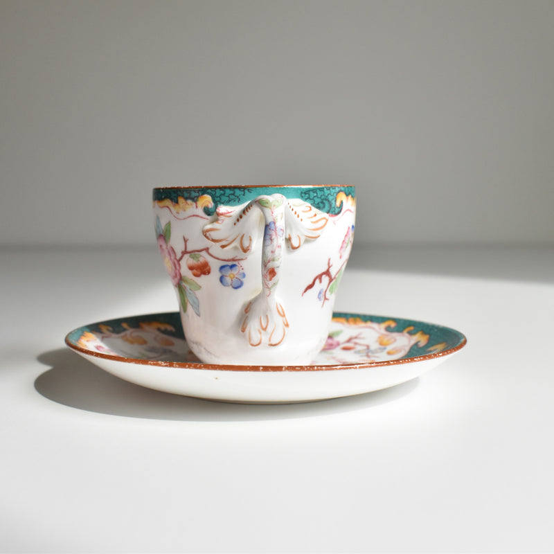 Antique Coffee Cup & Saucer Salagoumines Minton 248 A