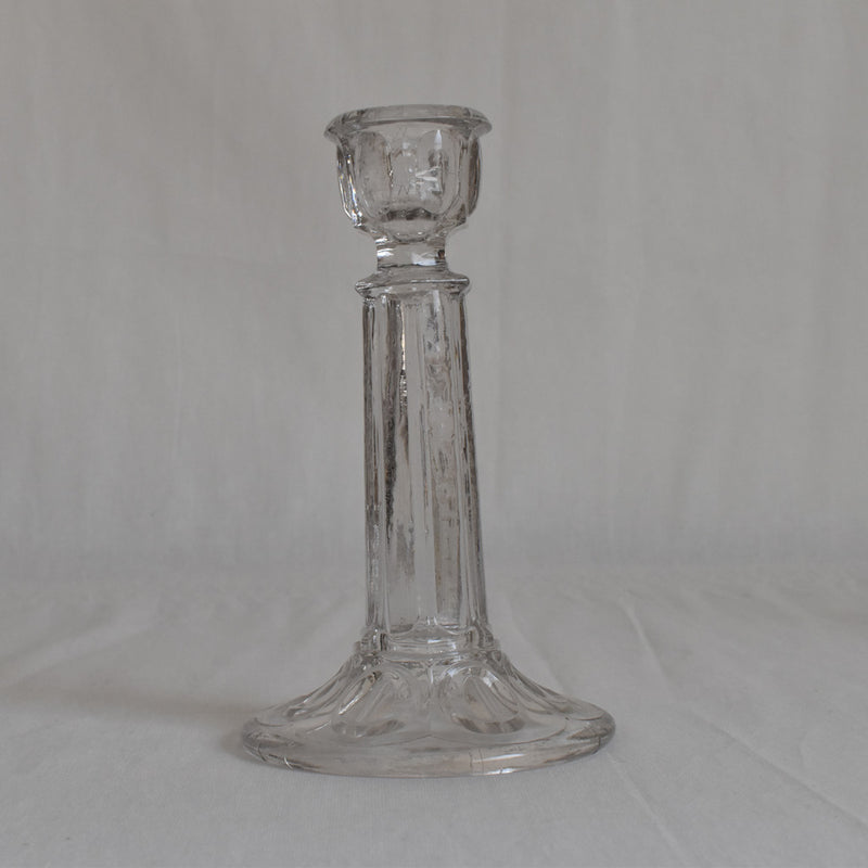 ガラス アンティーク　キャンドルホルダー　A