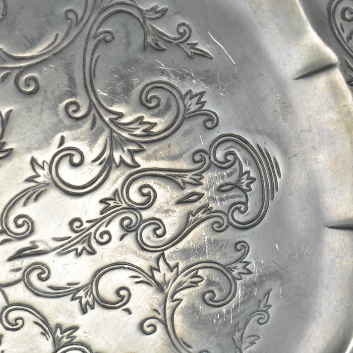 ヴィンテージ ピューター プレート Finstain