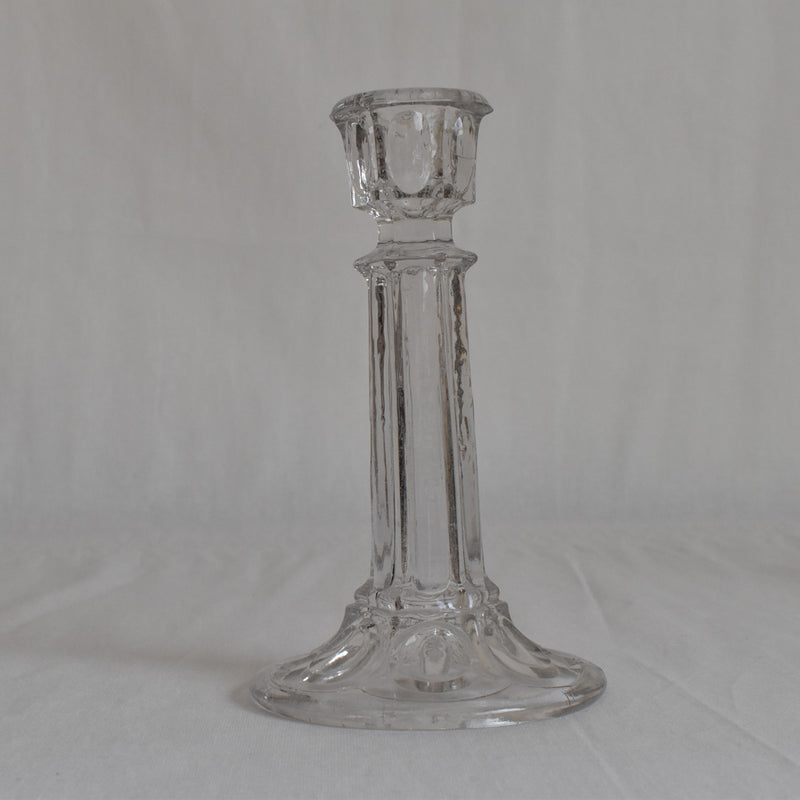 ガラス アンティーク　キャンドルホルダー　A