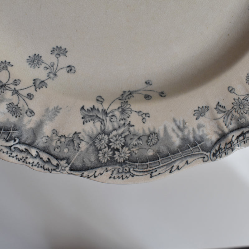 Antique Plate W.A.A.&Cie Madrid C