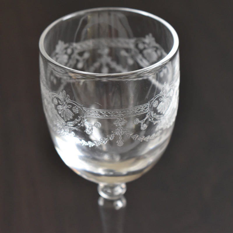 Vintage Crystal Liqueur Glass Dampierre