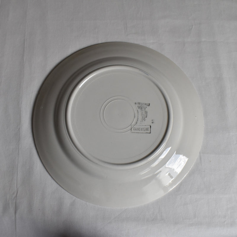 Vintage Plate Digoin & Sarreguemines Canebiere A