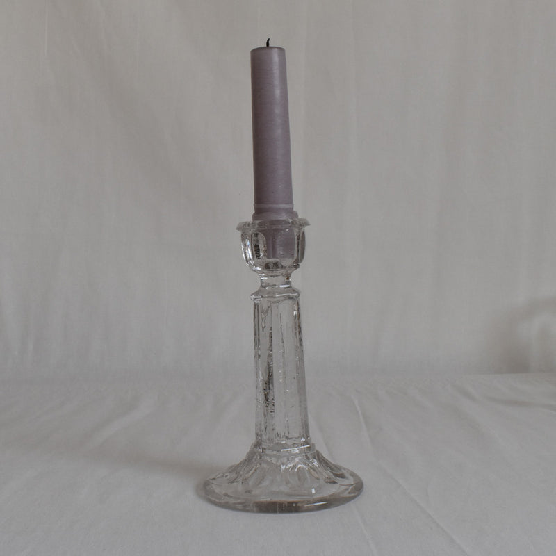 ガラス アンティーク　キャンドルホルダー　A