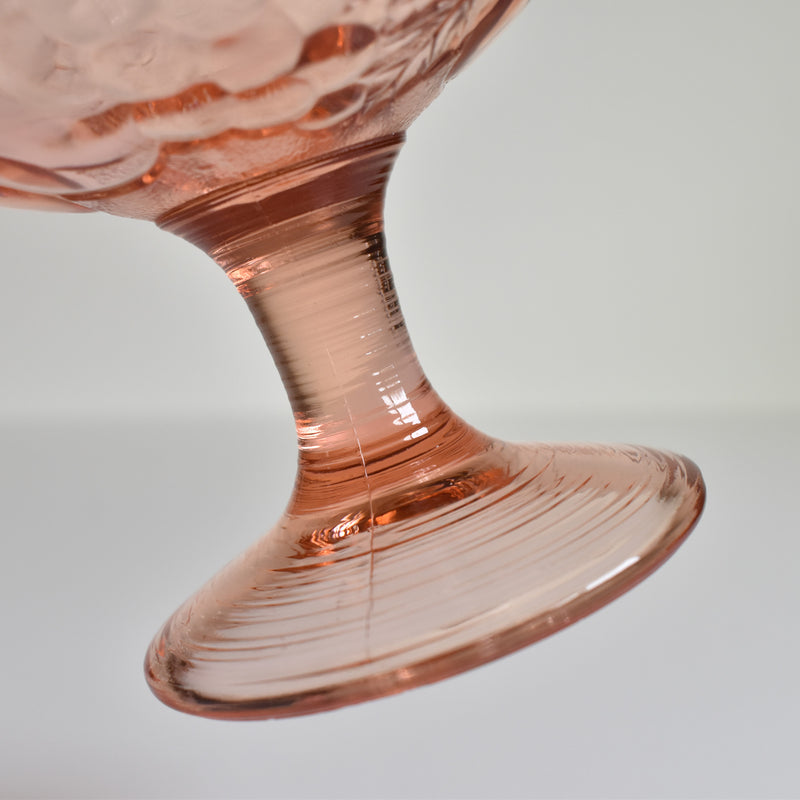 Vintage Ice Cream Cup Fruits Pink
