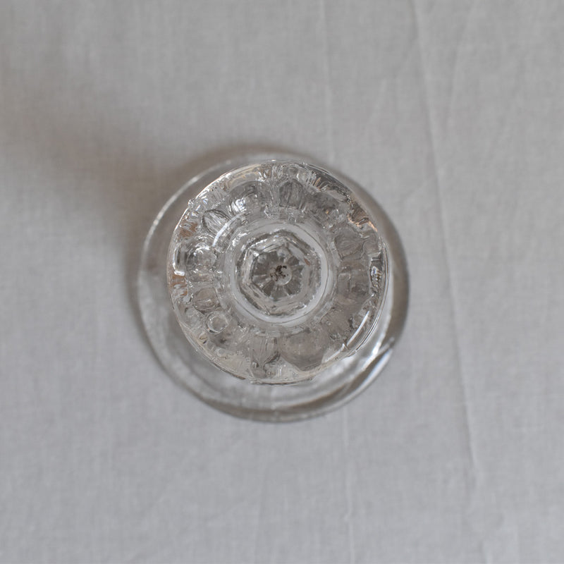 ガラス アンティーク　キャンドルホルダー　B