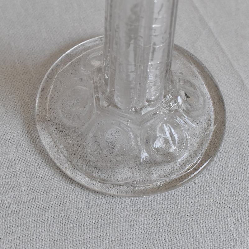 ガラス アンティーク　キャンドルホルダー　B