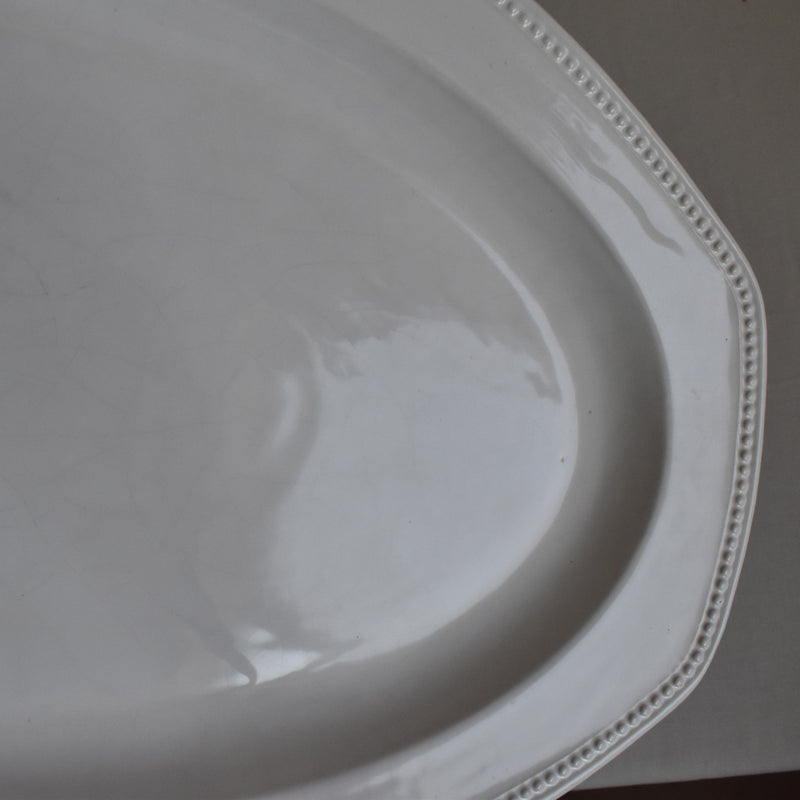 Vintage Oval Platter Longchamp Perles