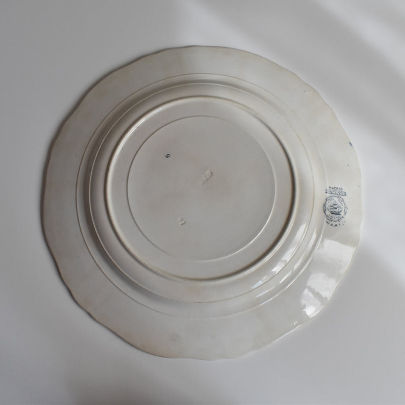 Antique Plate W.A.A.&Cie Madrid D