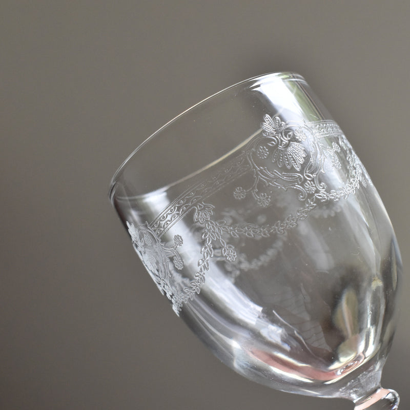 Vintage Crystal Liqueur Glass Dampierre