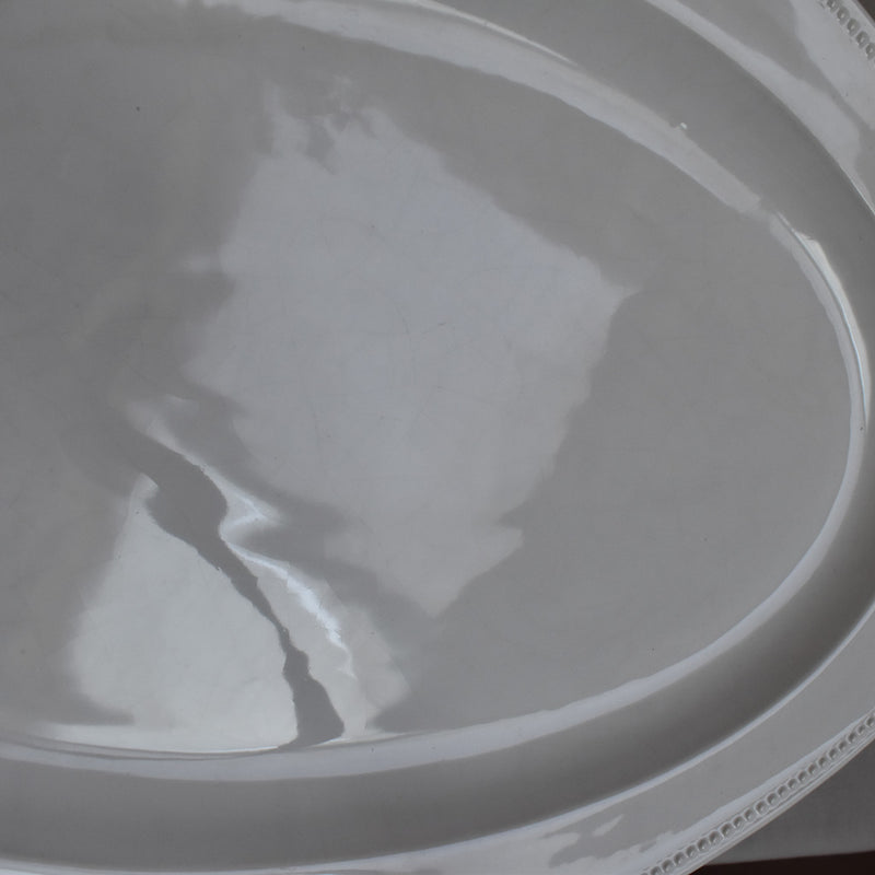 Vintage Oval Platter Longchamp Perles
