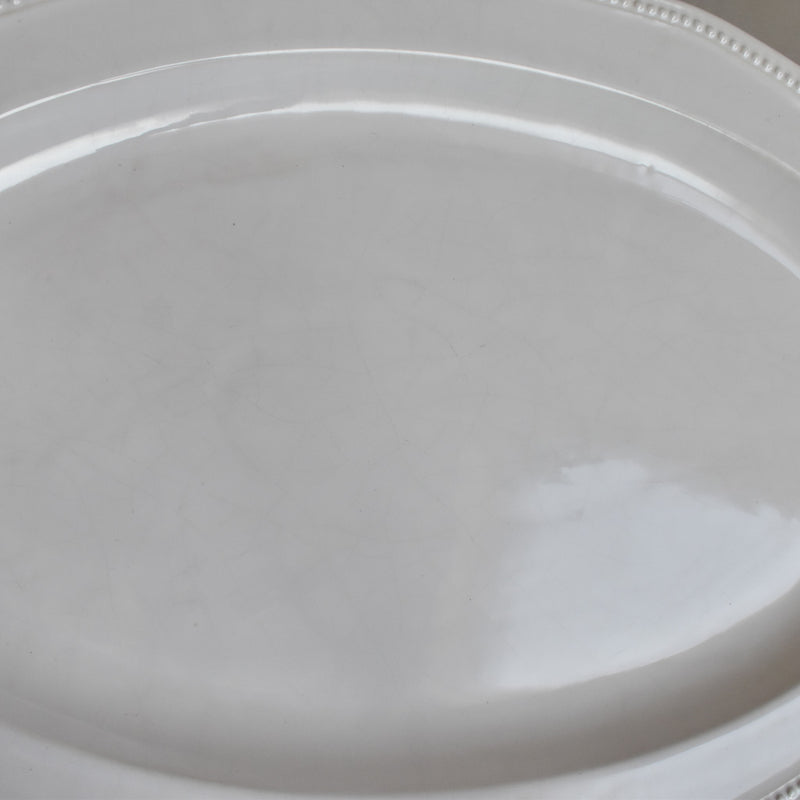 Vintage Oval Platter Longchamp Perles