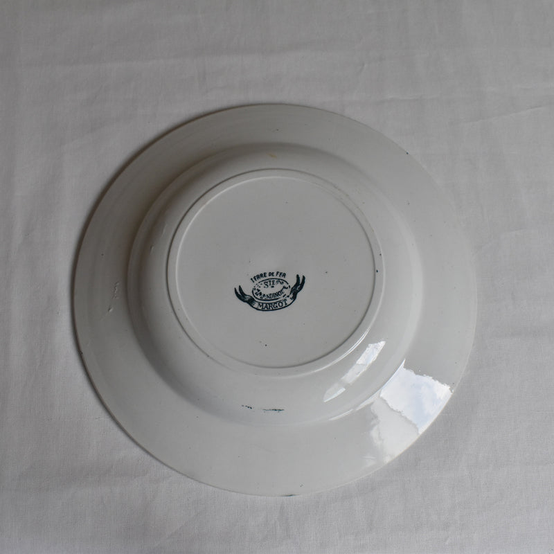 Antique deep dish - Saint-Amand Dinorose Margot