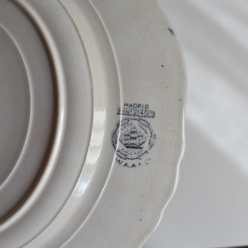 Antique Plate W.A.A.&Cie Madrid D