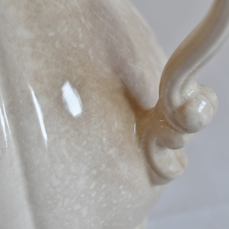 Vintage Coffee Pot - Digoin & Sarreguemines - Fleur Rim - Fleur