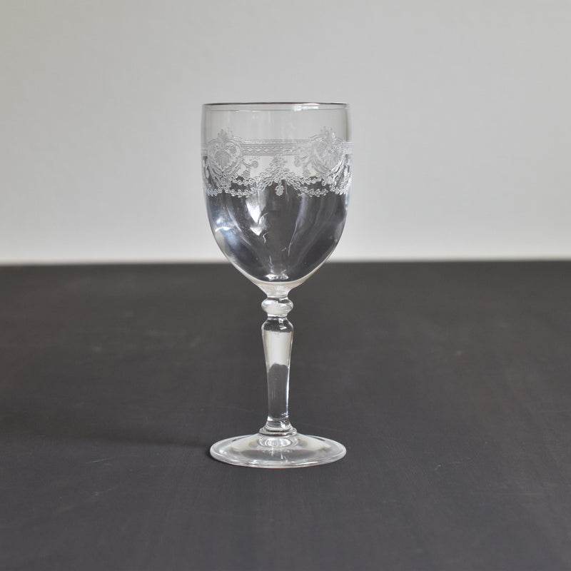Vintage Crystal Liqueur Glass Dampierre