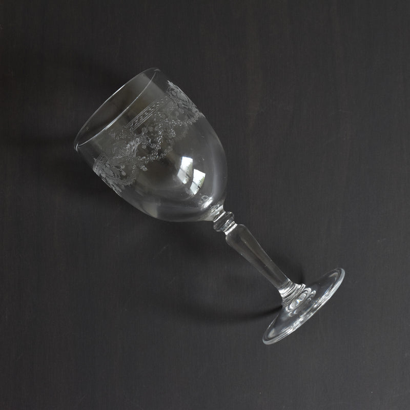 Vintage Crystal Liqueur Glass Dampierre