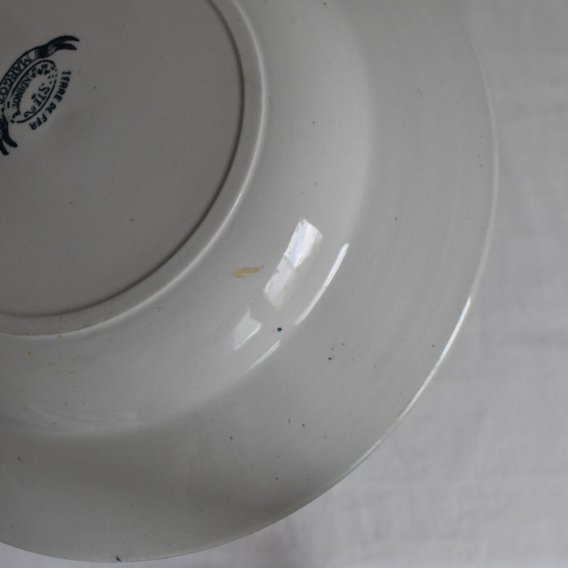 Antique deep dish - Saint-Amand Dinorose Margot