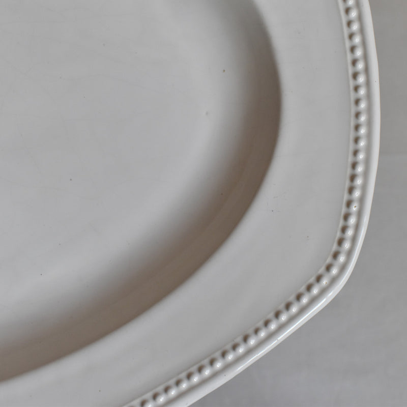 Vintage Oval Platter Longchamp Perles