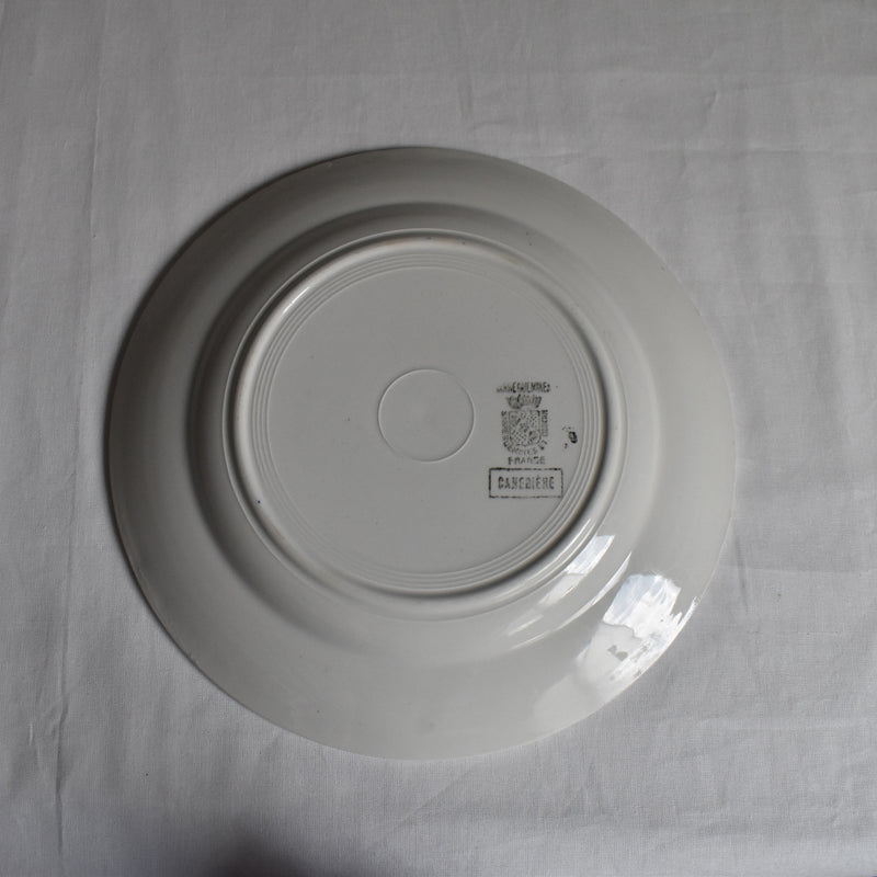 Vintage Plate Digoin & Sarreguemines Canebiere B