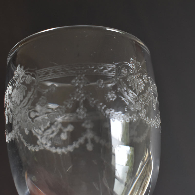 Vintage Crystal Liqueur Glass Dampierre