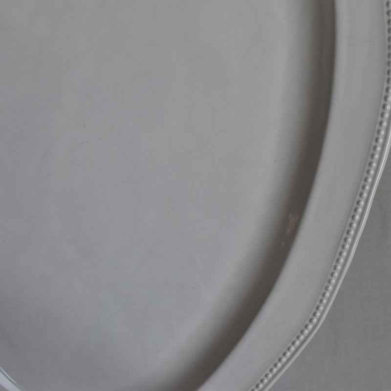 Vintage Oval Platter Longchamp Perles