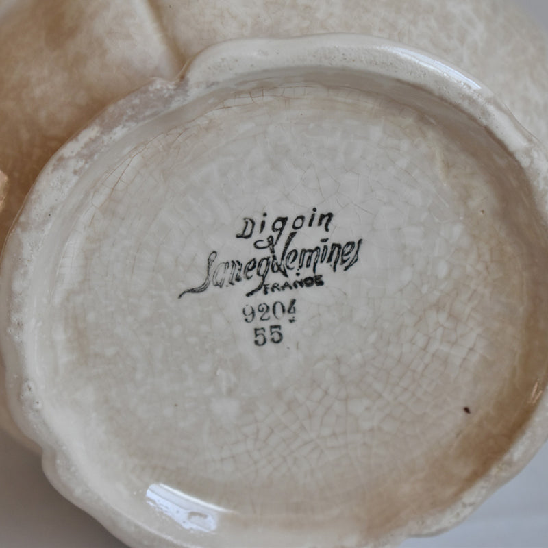 Vintage Coffee Pot - Digoin & Sarreguemines - Fleur Rim - Fleur