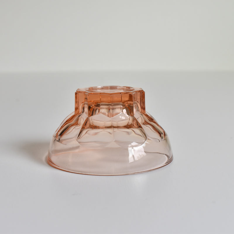 Vintage Pink Glass Verin